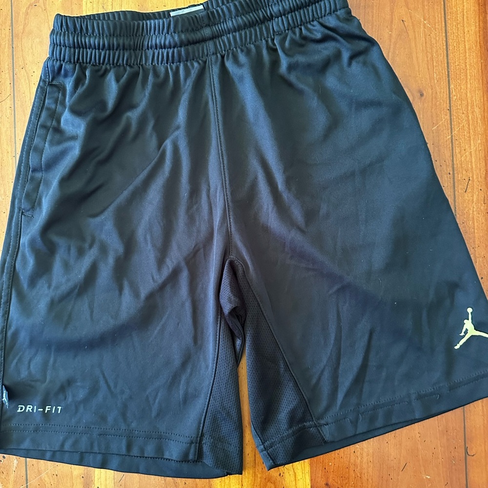 Nike Dri-FIT Boys Black Athletic Shorts